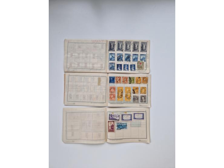 1900/1950(ca.), interessante Partie mit über 100 Briefen, dabei bessere, außerdem diverse alter Auswahlhefte, dabei teils Aus