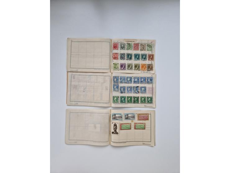 1900/1950(ca.), interessante Partie mit über 100 Briefen, dabei bessere, außerdem diverse alter Auswahlhefte, dabei teils Aus