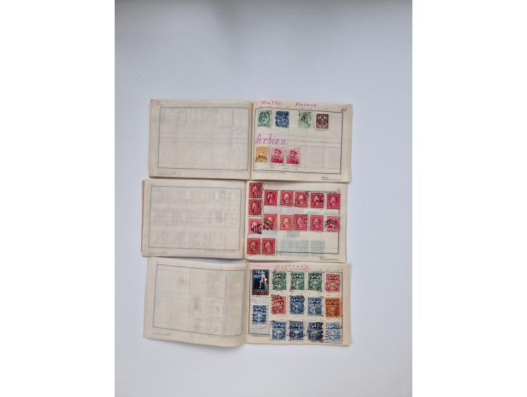 1900/1950(ca.), interessante Partie mit über 100 Briefen, dabei bessere, außerdem diverse alter Auswahlhefte, dabei teils Aus