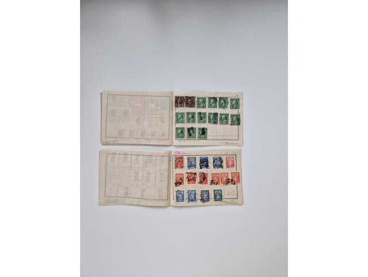 1900/1950(ca.), interessante Partie mit über 100 Briefen, dabei bessere, außerdem diverse alter Auswahlhefte, dabei teils Aus