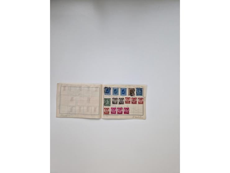 1900/1950(ca.), interessante Partie mit über 100 Briefen, dabei bessere, außerdem diverse alter Auswahlhefte, dabei teils Aus