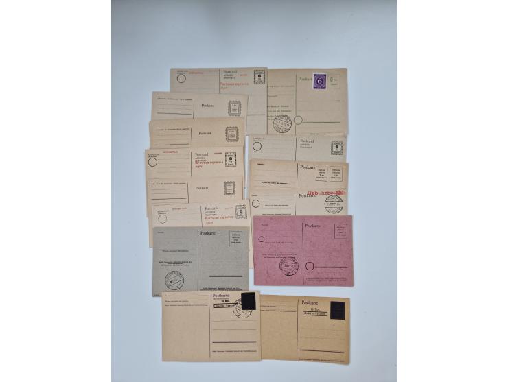 1900/1950(ca.), interessante Partie mit über 100 Briefen, dabei bessere, außerdem diverse alter Auswahlhefte, dabei teils Aus