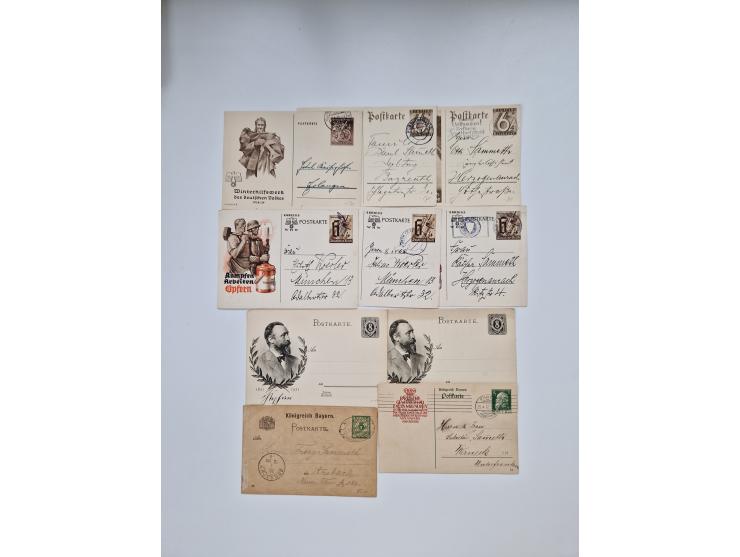 1900/1950(ca.), interessante Partie mit über 100 Briefen, dabei bessere, außerdem diverse alter Auswahlhefte, dabei teils Aus