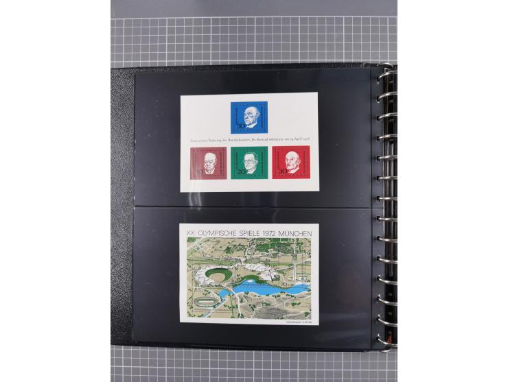 1949/92, postfrische, in den Hauptnummern augenscheinlich komplette Sammlung, dazu einige Markenheftchen etc., meist gute Erh