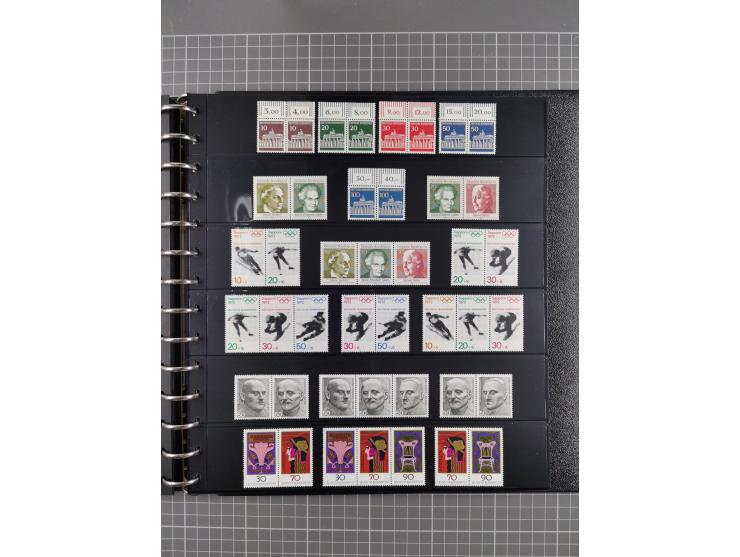 1949/92, postfrische, in den Hauptnummern augenscheinlich komplette Sammlung, dazu einige Markenheftchen etc., meist gute Erh