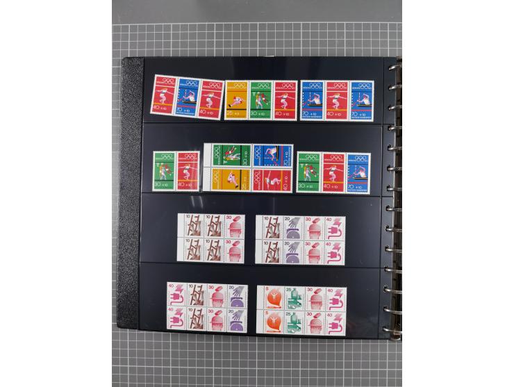 1949/92, postfrische, in den Hauptnummern augenscheinlich komplette Sammlung, dazu einige Markenheftchen etc., meist gute Erh