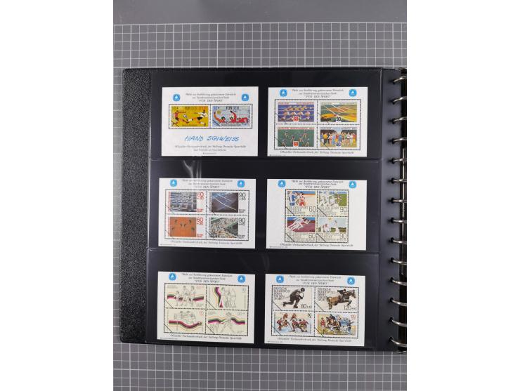 1949/92, postfrische, in den Hauptnummern augenscheinlich komplette Sammlung, dazu einige Markenheftchen etc., meist gute Erh