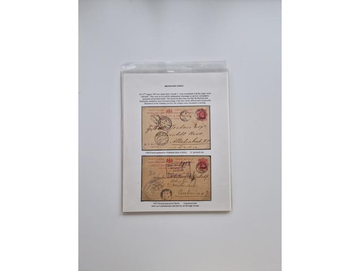 1812/1936, 58 covers and cards, some better frankings and usages throughout, noted a fine section of French Colonies and mari