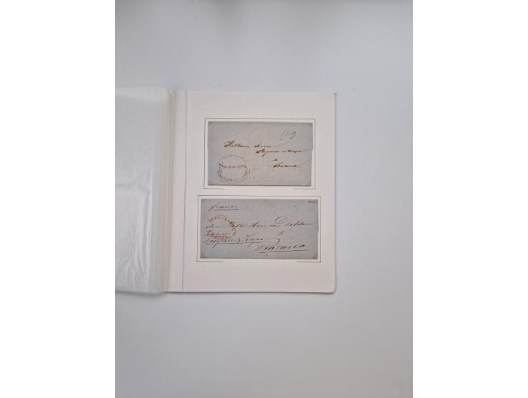 1812/1936, 58 covers and cards, some better frankings and usages throughout, noted a fine section of French Colonies and mari