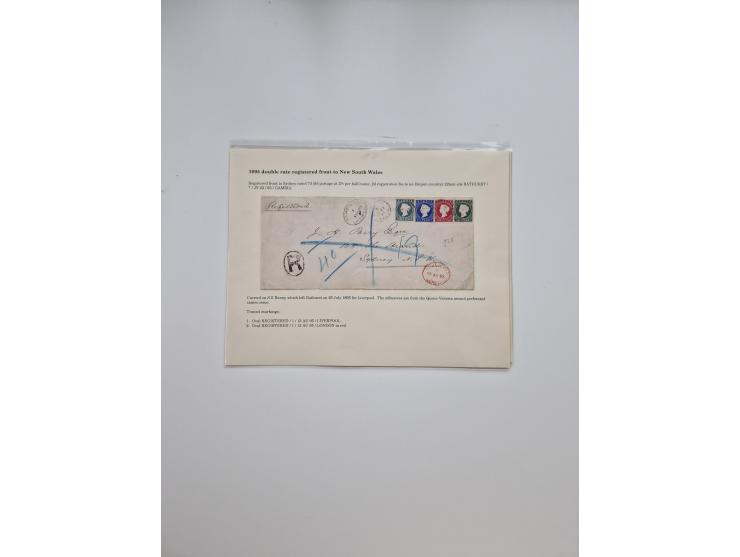 1812/1936, 58 covers and cards, some better frankings and usages throughout, noted a fine section of French Colonies and mari