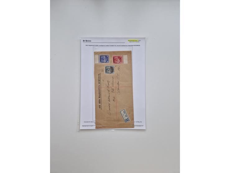 1812/1936, 58 covers and cards, some better frankings and usages throughout, noted a fine section of French Colonies and mari