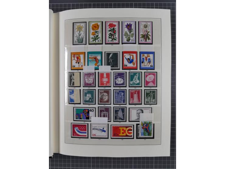 1949/92, vorwiegend postfrische, in den Hauptnummern augenscheinlich komplette Sammlung, teils sign. Schlegel BPP, meist gute