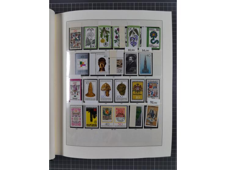 1949/92, vorwiegend postfrische, in den Hauptnummern augenscheinlich komplette Sammlung, teils sign. Schlegel BPP, meist gute