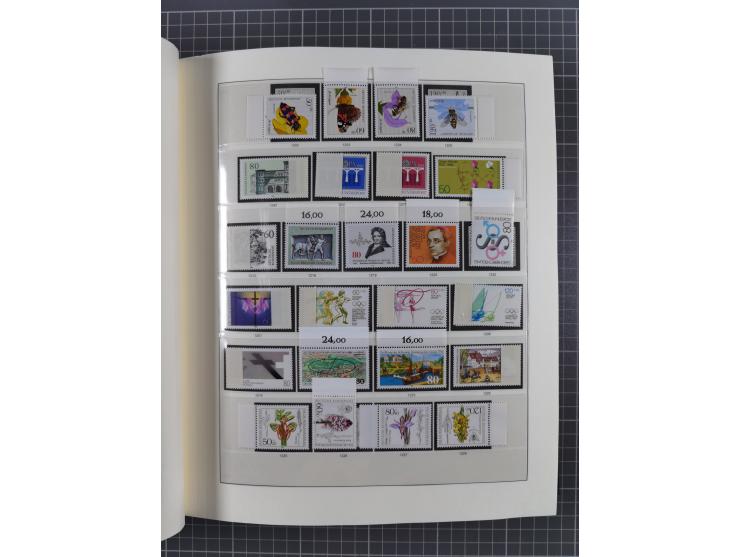 1949/92, vorwiegend postfrische, in den Hauptnummern augenscheinlich komplette Sammlung, teils sign. Schlegel BPP, meist gute