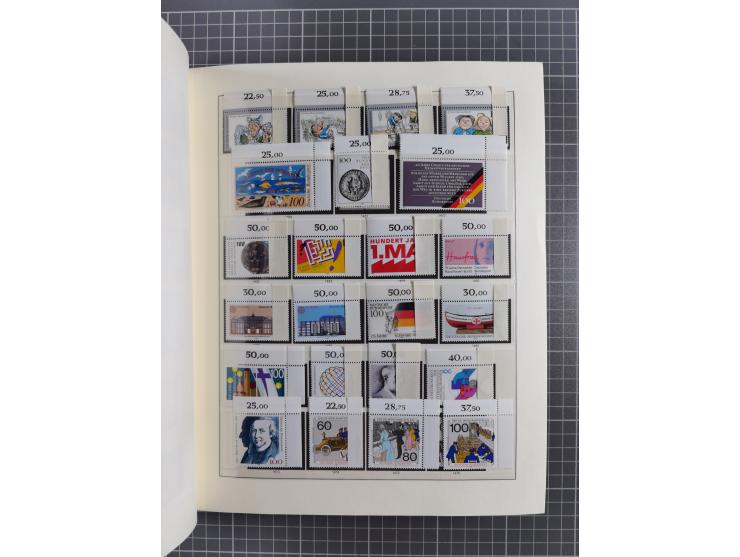 1949/92, vorwiegend postfrische, in den Hauptnummern augenscheinlich komplette Sammlung, teils sign. Schlegel BPP, meist gute