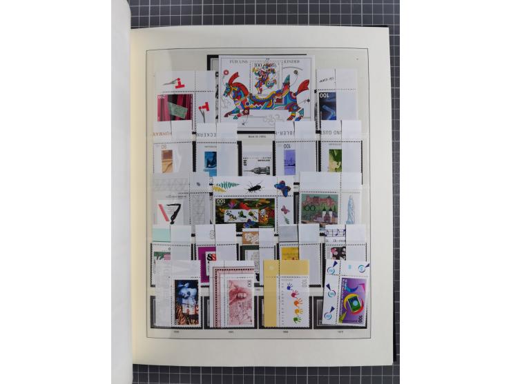 1949/92, vorwiegend postfrische, in den Hauptnummern augenscheinlich komplette Sammlung, teils sign. Schlegel BPP, meist gute