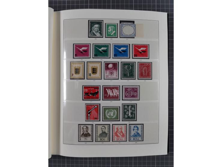 1949/92, vorwiegend postfrische, in den Hauptnummern augenscheinlich komplette Sammlung, teils sign. Schlegel BPP, meist gute
