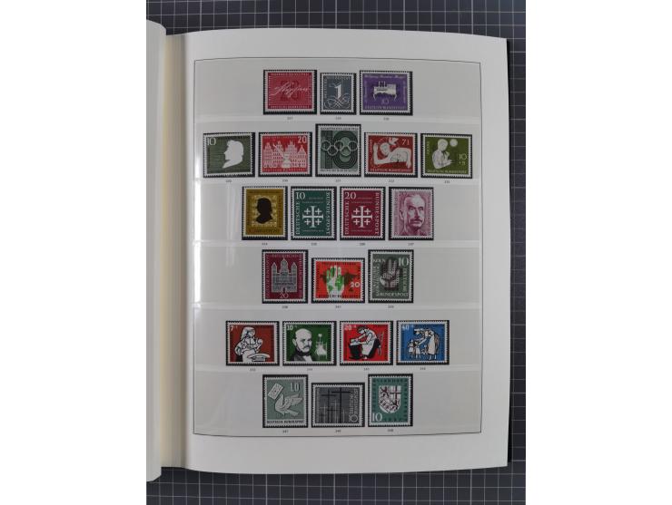 1949/92, vorwiegend postfrische, in den Hauptnummern augenscheinlich komplette Sammlung, teils sign. Schlegel BPP, meist gute