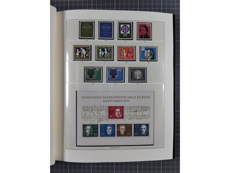 1949/92, vorwiegend postfrische, in den Hauptnummern augenscheinlich komplette Sammlung, teils sign. Schlegel BPP, meist gute