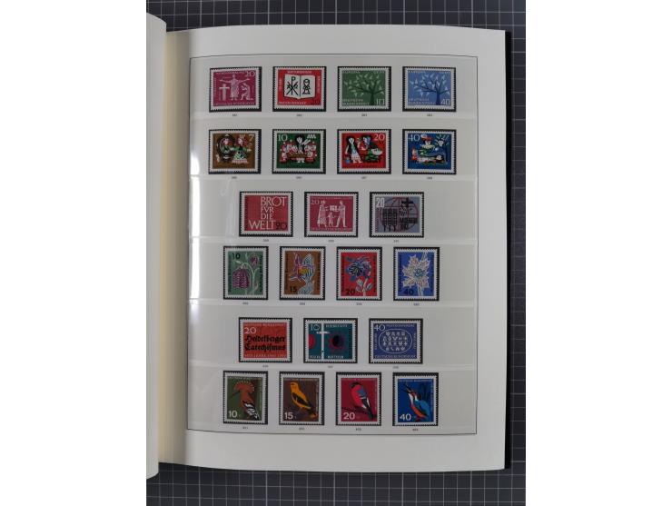 1949/92, vorwiegend postfrische, in den Hauptnummern augenscheinlich komplette Sammlung, teils sign. Schlegel BPP, meist gute