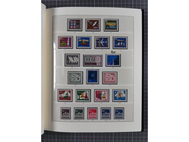 1949/92, vorwiegend postfrische, in den Hauptnummern augenscheinlich komplette Sammlung, teils sign. Schlegel BPP, meist gute