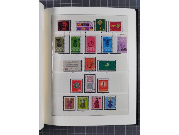 1949/92, vorwiegend postfrische, in den Hauptnummern augenscheinlich komplette Sammlung, teils sign. Schlegel BPP, meist gute