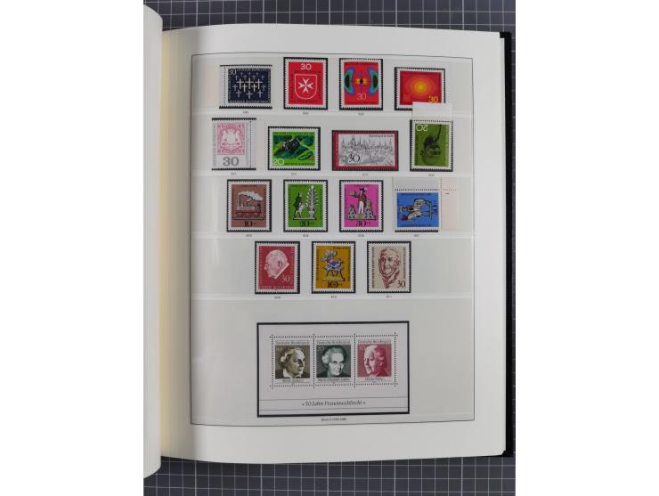 1949/92, vorwiegend postfrische, in den Hauptnummern augenscheinlich komplette Sammlung, teils sign. Schlegel BPP, meist gute