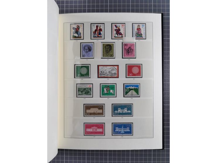 1949/92, vorwiegend postfrische, in den Hauptnummern augenscheinlich komplette Sammlung, teils sign. Schlegel BPP, meist gute