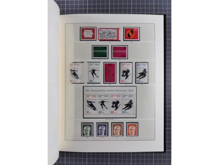 1949/92, vorwiegend postfrische, in den Hauptnummern augenscheinlich komplette Sammlung, teils sign. Schlegel BPP, meist gute