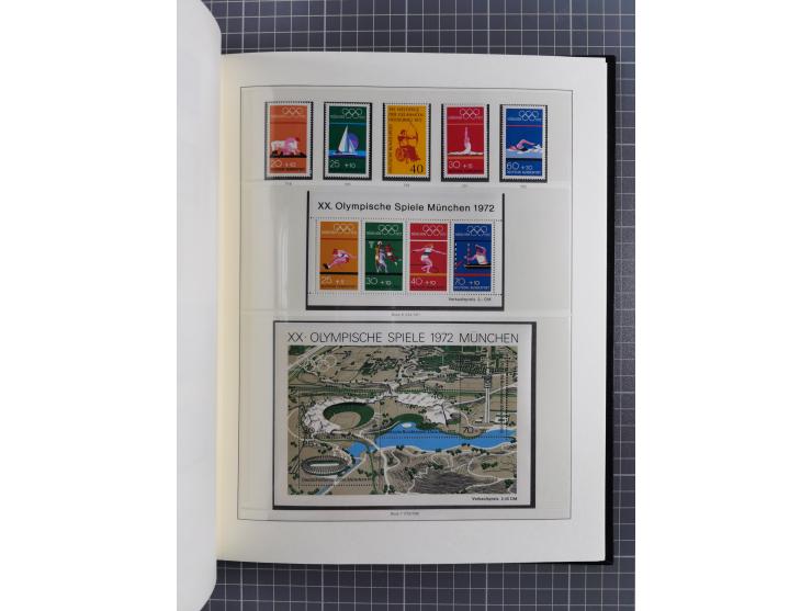 1949/92, vorwiegend postfrische, in den Hauptnummern augenscheinlich komplette Sammlung, teils sign. Schlegel BPP, meist gute