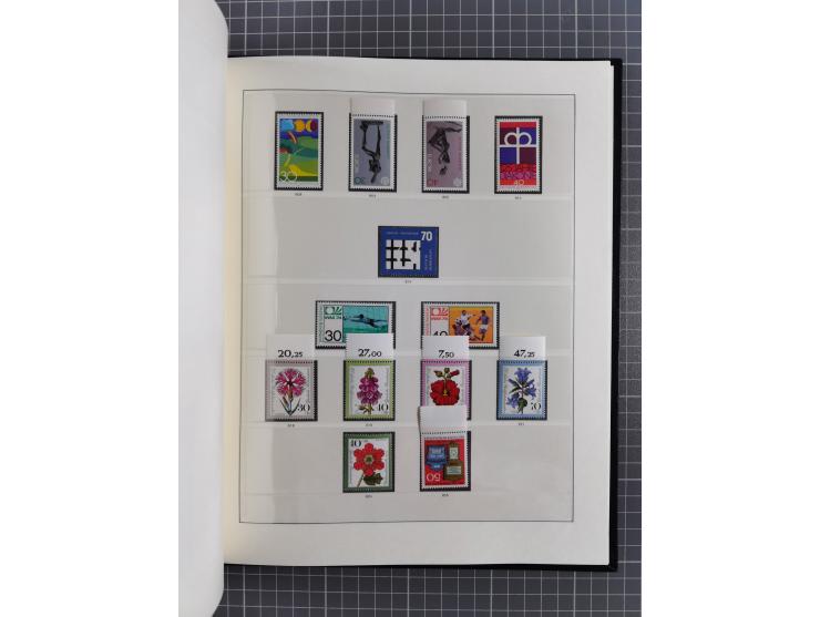 1949/92, vorwiegend postfrische, in den Hauptnummern augenscheinlich komplette Sammlung, teils sign. Schlegel BPP, meist gute