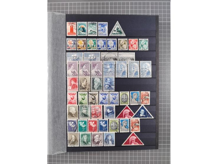 1852/1980, in the beginning used and from 1940 also mint never hinged collection stock, incl. better early issues, Mi.-Nr. 1-