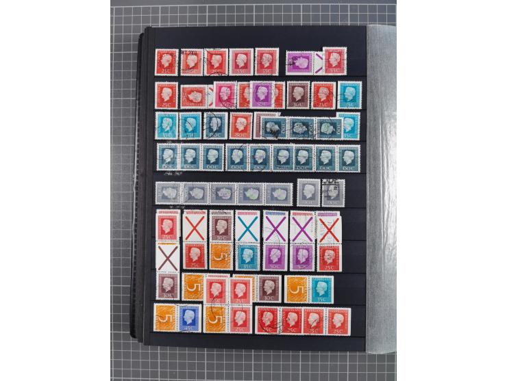 1852/1980, in the beginning used and from 1940 also mint never hinged collection stock, incl. better early issues, Mi.-Nr. 1-