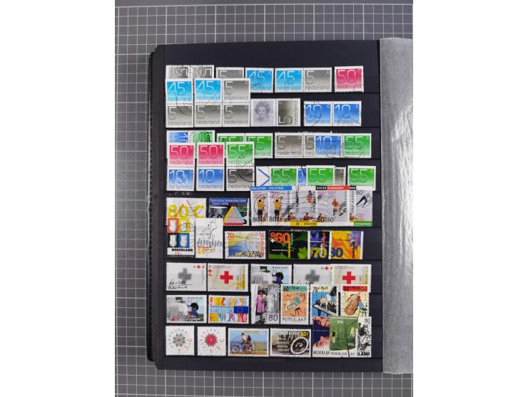 1852/1980, in the beginning used and from 1940 also mint never hinged collection stock, incl. better early issues, Mi.-Nr. 1-