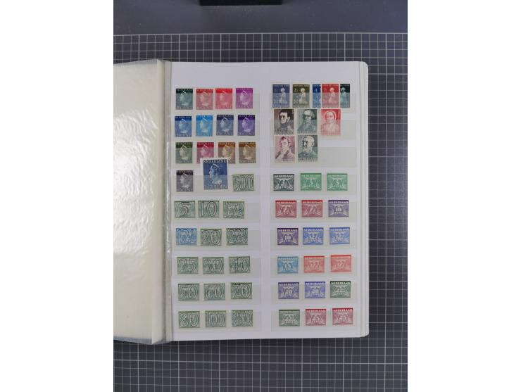 1852/1980, in the beginning used and from 1940 also mint never hinged collection stock, incl. better early issues, Mi.-Nr. 1-