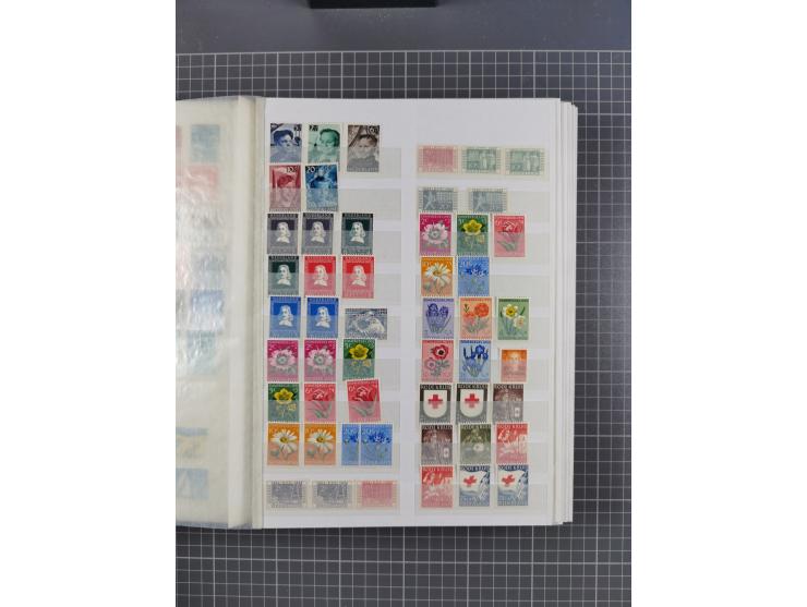 1852/1980, in the beginning used and from 1940 also mint never hinged collection stock, incl. better early issues, Mi.-Nr. 1-