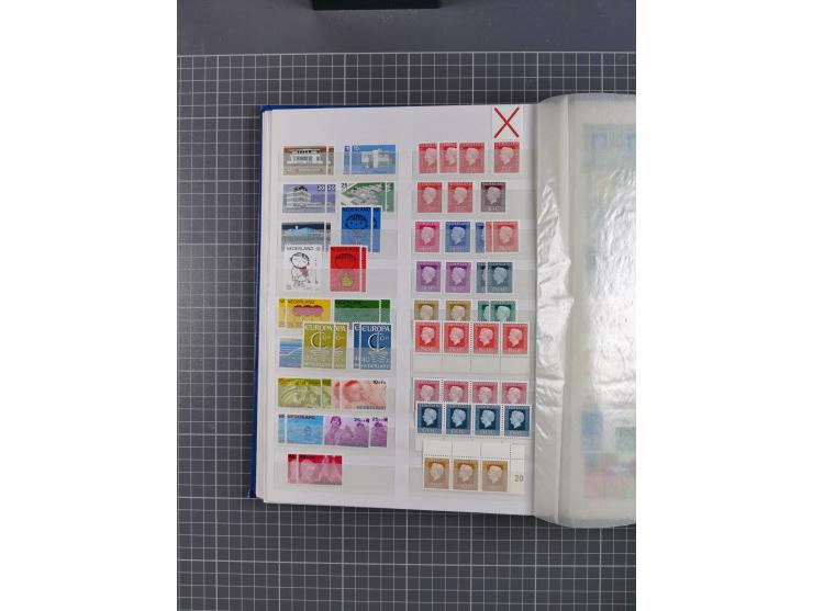 1852/1980, in the beginning used and from 1940 also mint never hinged collection stock, incl. better early issues, Mi.-Nr. 1-