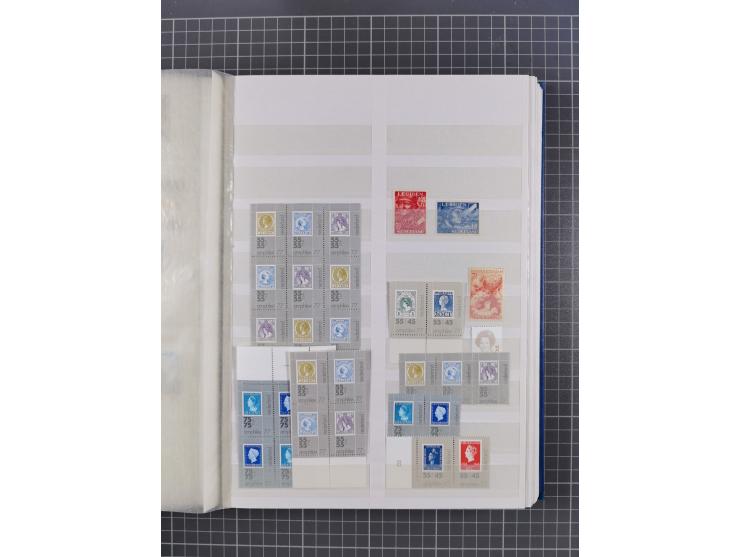 1852/1980, in the beginning used and from 1940 also mint never hinged collection stock, incl. better early issues, Mi.-Nr. 1-