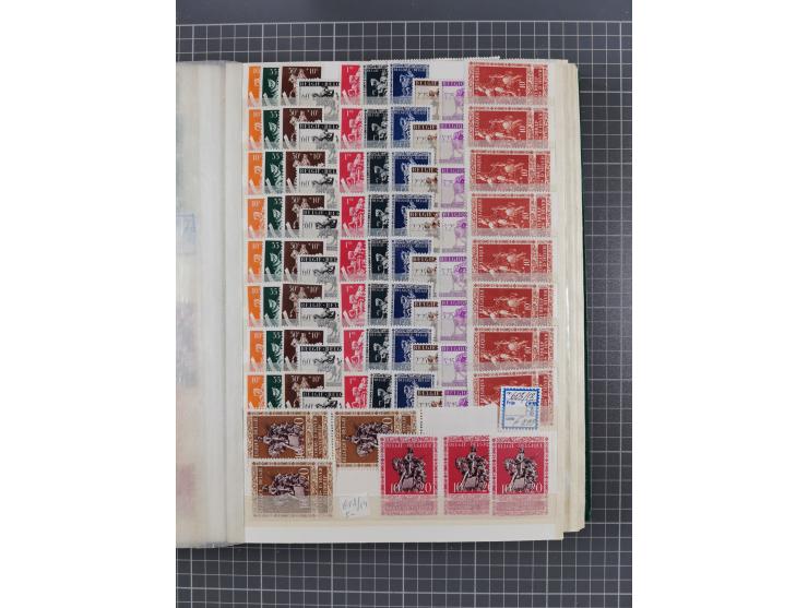 1894/1964, mostly mint never hinged stock ex Mi.-Nr. 61-1372, incl. many complete sets, some multiple per 2-15, etc, in two s