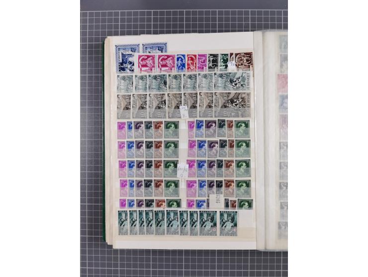 1894/1964, mostly mint never hinged stock ex Mi.-Nr. 61-1372, incl. many complete sets, some multiple per 2-15, etc, in two s