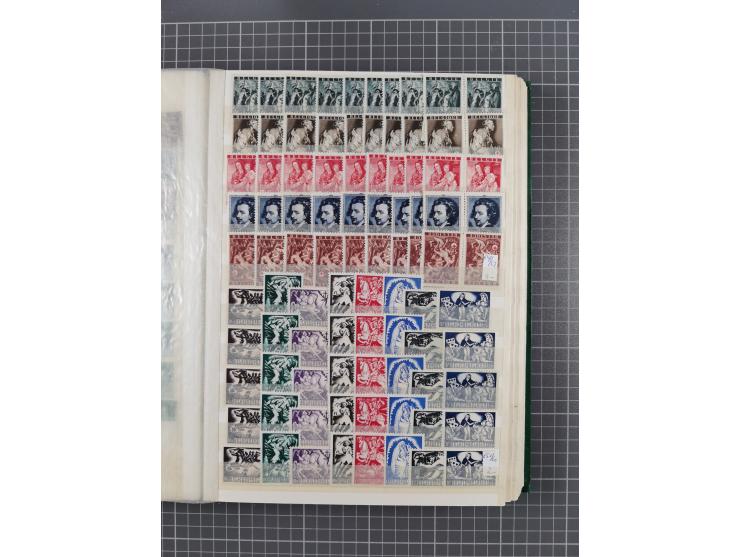 1894/1964, mostly mint never hinged stock ex Mi.-Nr. 61-1372, incl. many complete sets, some multiple per 2-15, etc, in two s