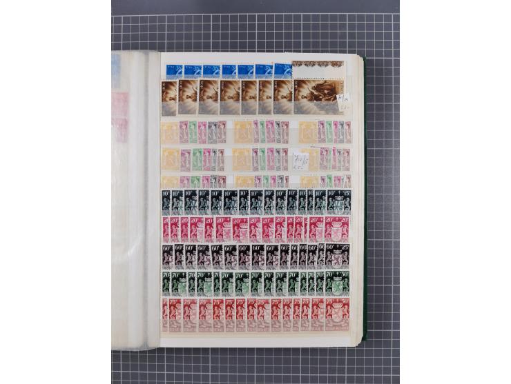 1894/1964, mostly mint never hinged stock ex Mi.-Nr. 61-1372, incl. many complete sets, some multiple per 2-15, etc, in two s