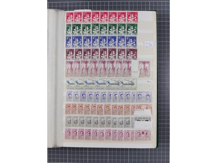 1894/1964, mostly mint never hinged stock ex Mi.-Nr. 61-1372, incl. many complete sets, some multiple per 2-15, etc, in two s