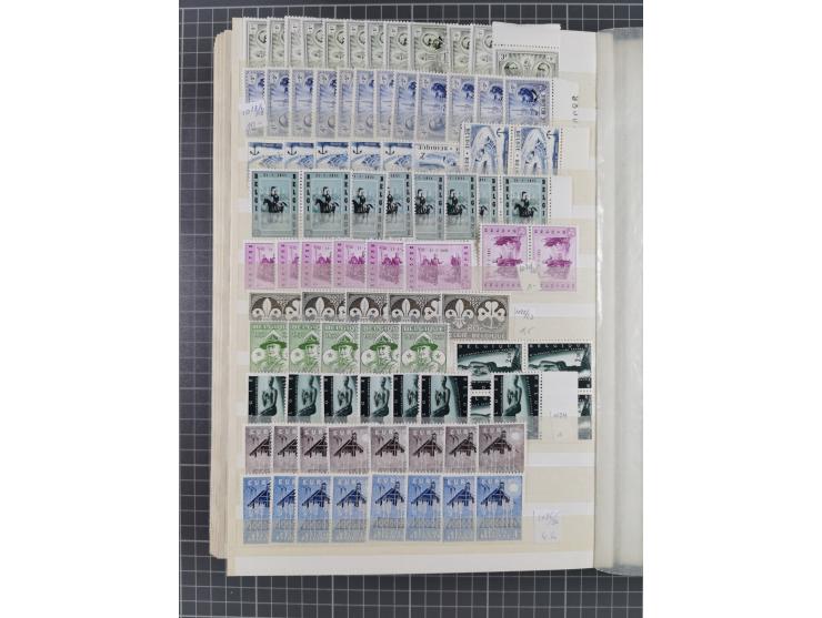 1894/1964, mostly mint never hinged stock ex Mi.-Nr. 61-1372, incl. many complete sets, some multiple per 2-15, etc, in two s