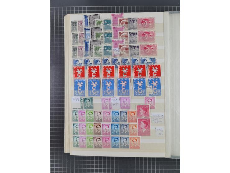 1894/1964, mostly mint never hinged stock ex Mi.-Nr. 61-1372, incl. many complete sets, some multiple per 2-15, etc, in two s