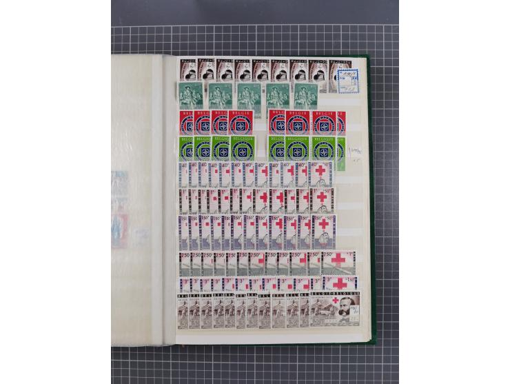 1894/1964, mostly mint never hinged stock ex Mi.-Nr. 61-1372, incl. many complete sets, some multiple per 2-15, etc, in two s