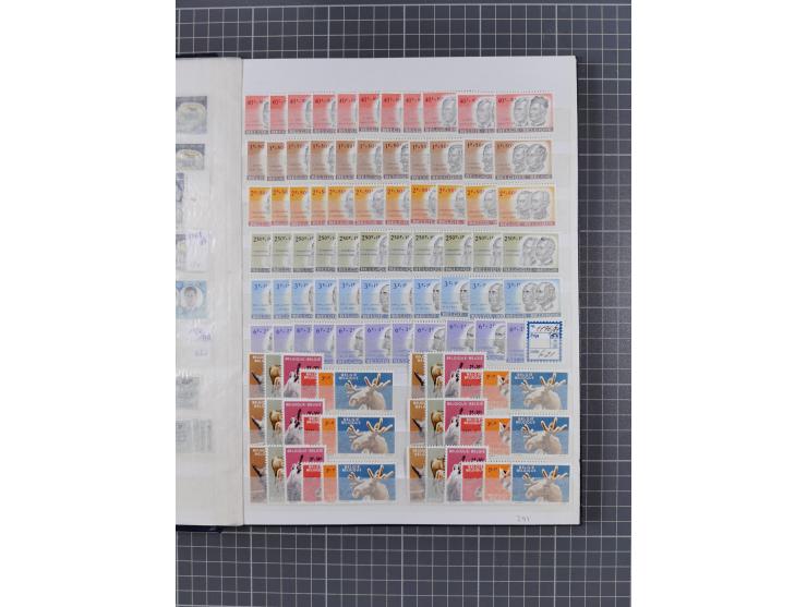 1894/1964, mostly mint never hinged stock ex Mi.-Nr. 61-1372, incl. many complete sets, some multiple per 2-15, etc, in two s