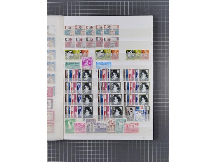 1894/1964, mostly mint never hinged stock ex Mi.-Nr. 61-1372, incl. many complete sets, some multiple per 2-15, etc, in two s