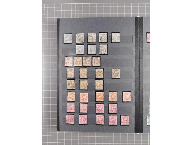 1849/1980 (ca.), group of unused and used mostly up to the Sage issue, including General Colonies, plenty of duplicates with 