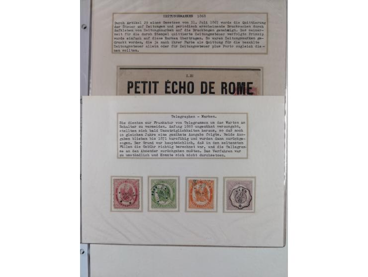 1849/1900 (ca.), unused and used collection with some duplicates, including Postage Dues, Printed Matter and Telegraphs, mixe